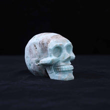 Hemimorphite Skull