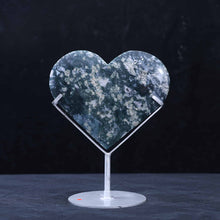 Moss Agate Heart #37