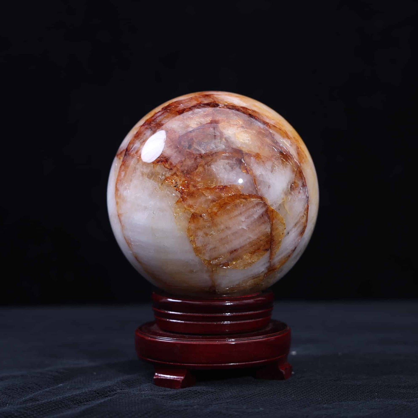 Fire Quartz  Sphere