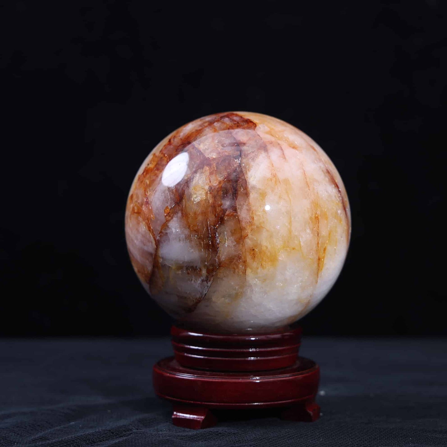 Fire Quartz  Sphere