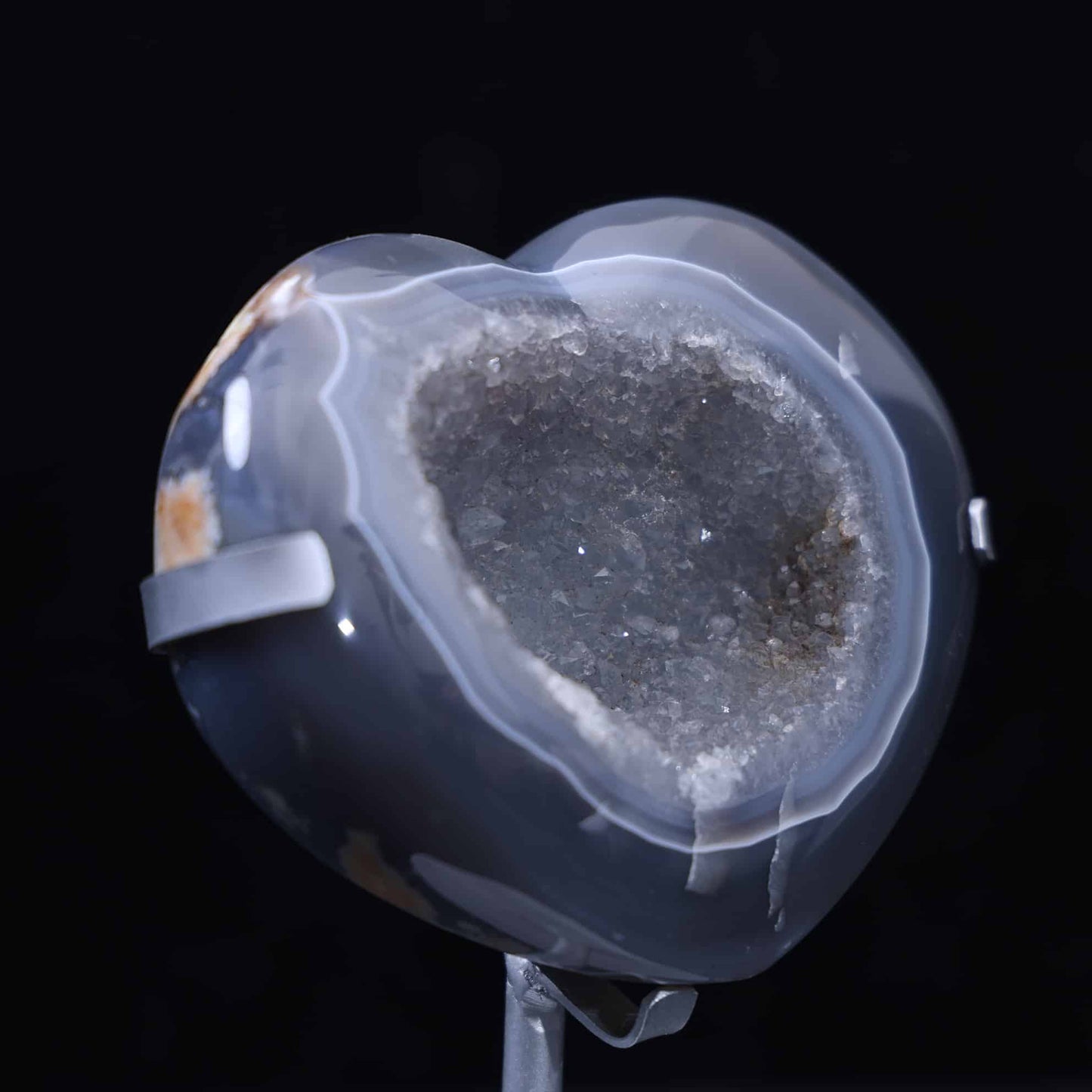 Druzy  Agate  Heart