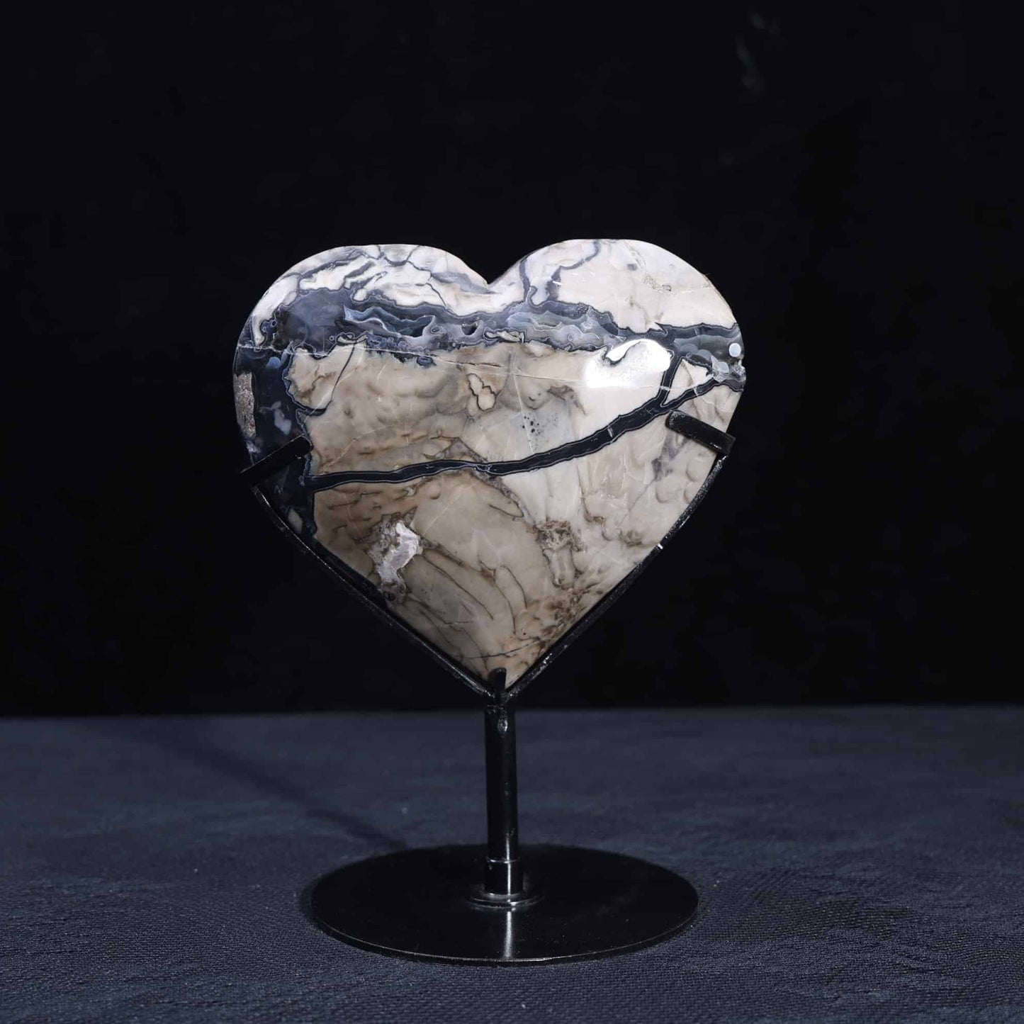 Volcano Agate Heart #41
