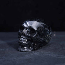 Black Tourmaline Skull