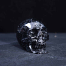 Black Tourmaline Skull