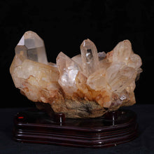 Yellow Mud Quartz Cluster