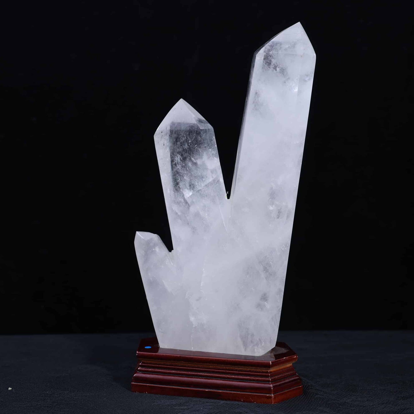 Clear Quartz Three-point Tower #23