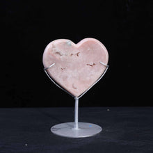 Pink  Amethyst Heart #18