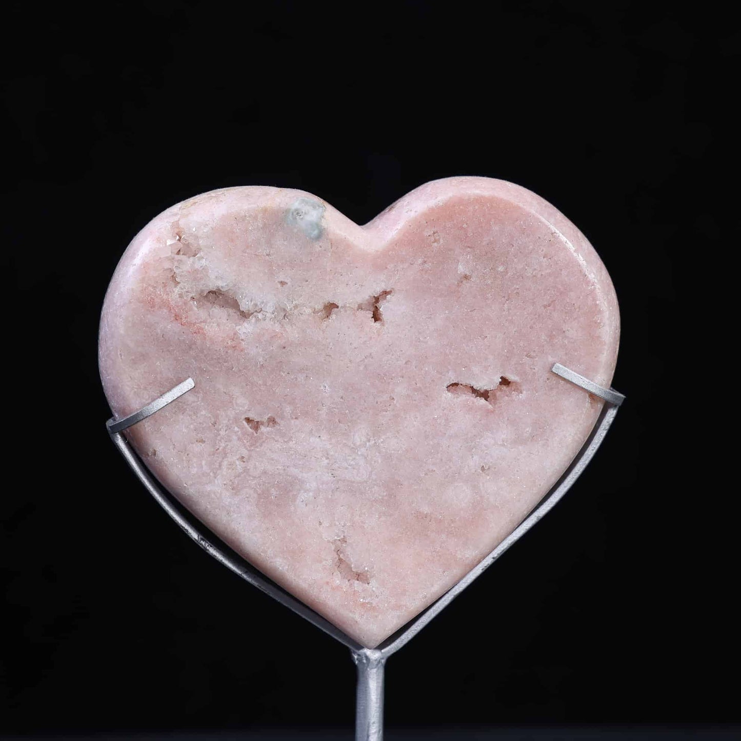 Pink  Amethyst Heart #18