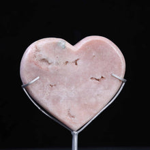 Pink  Amethyst Heart #18