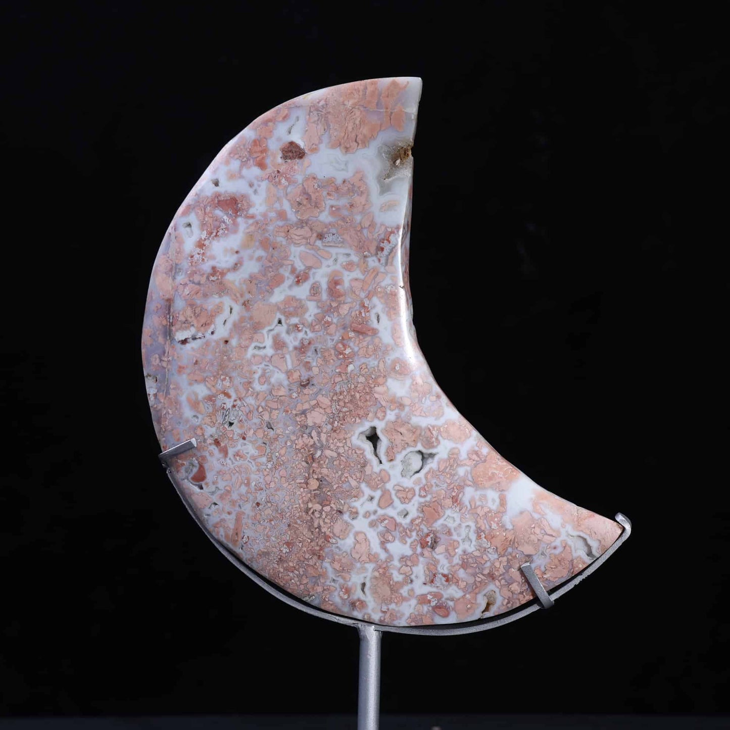 Pink Agate Moon #8