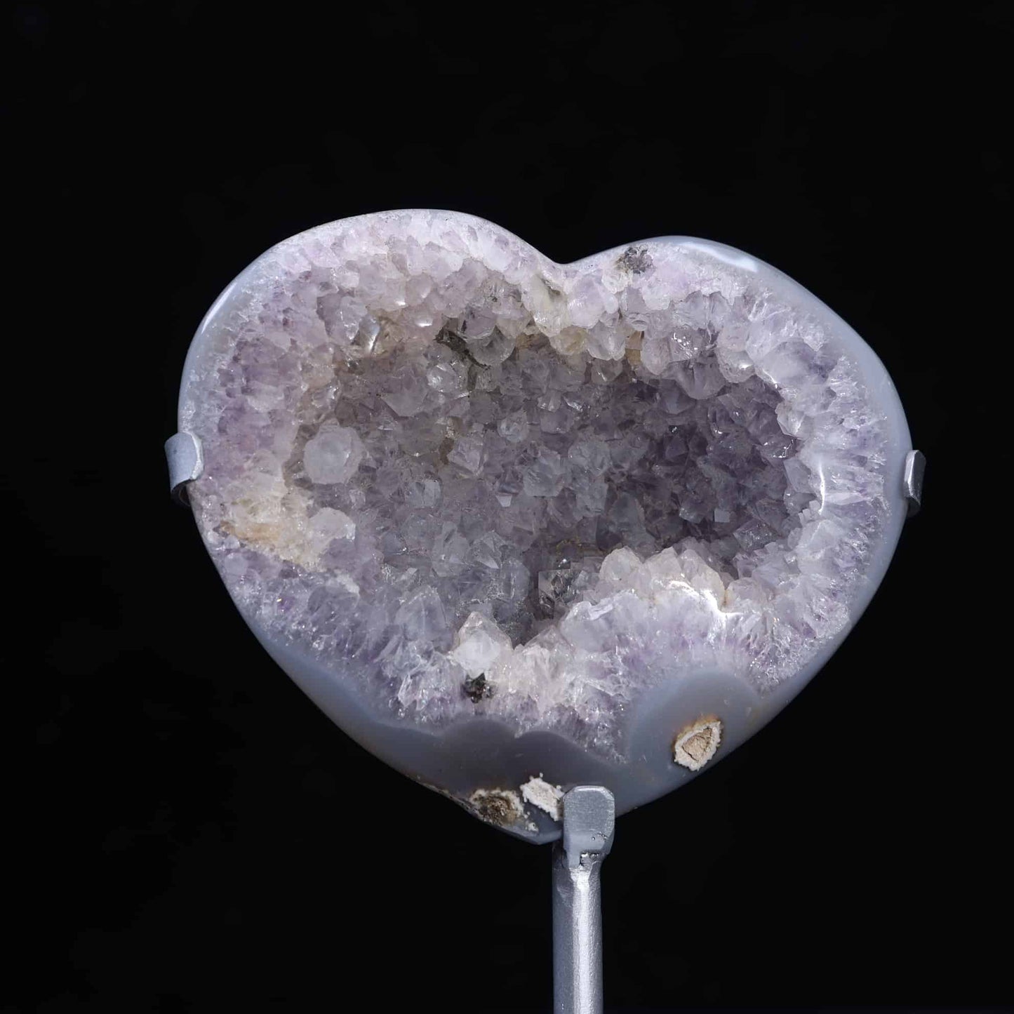 Druzy  Agate  Heart