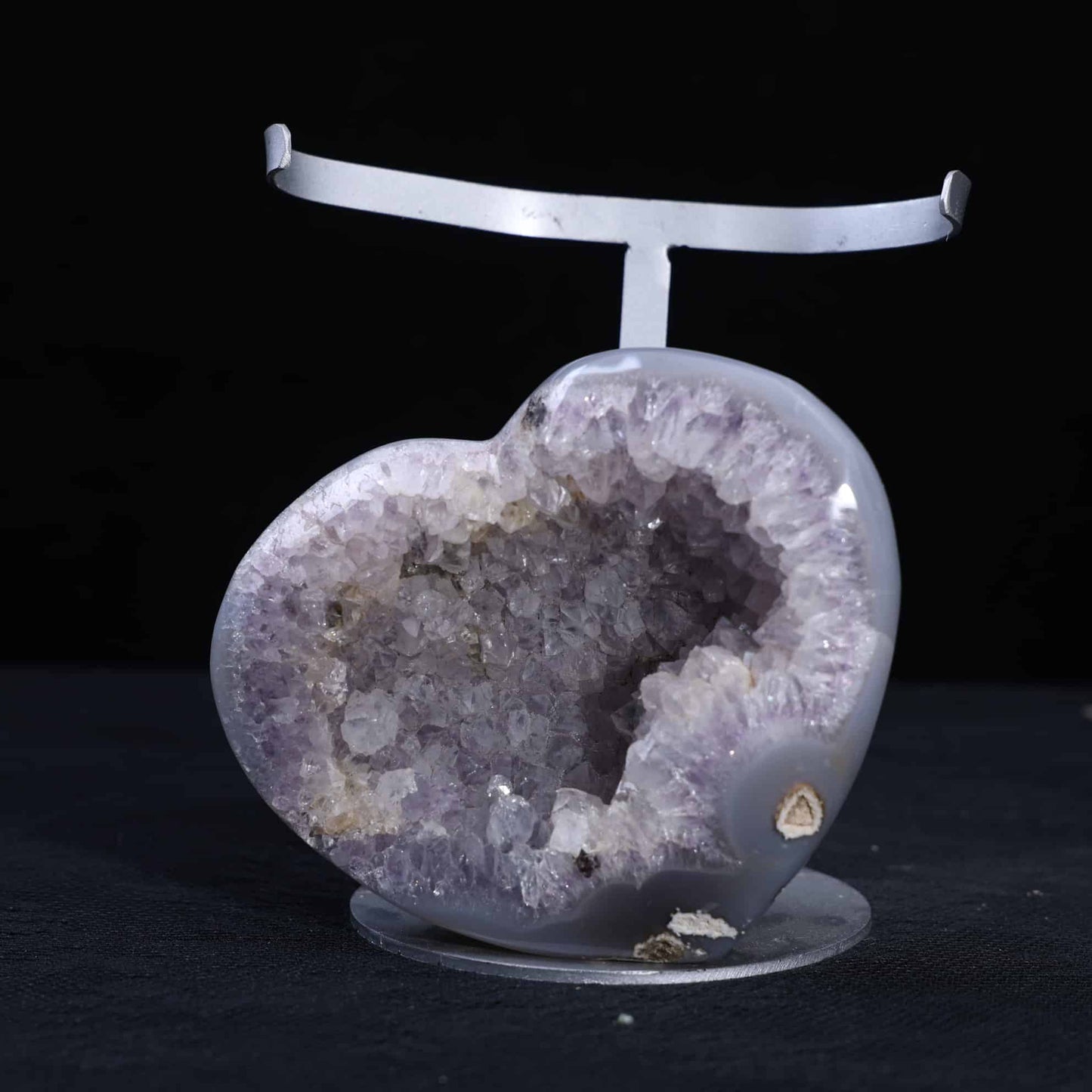 Druzy  Agate  Heart