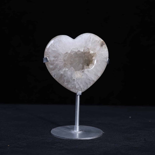 Druzy Agate  Heart