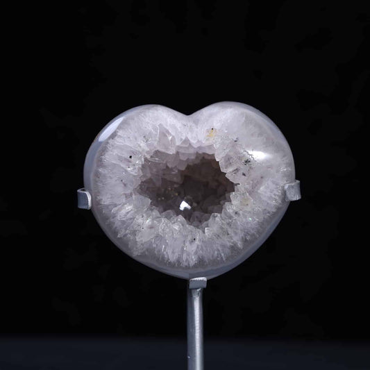 Druzy Agate Heart