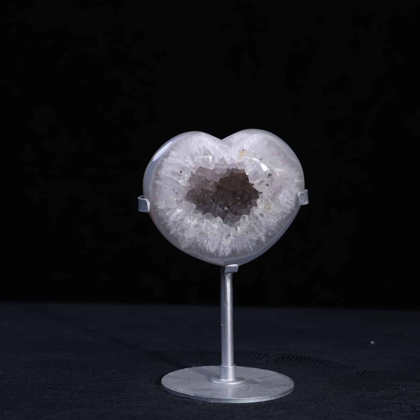 Druzy Agate  Heart