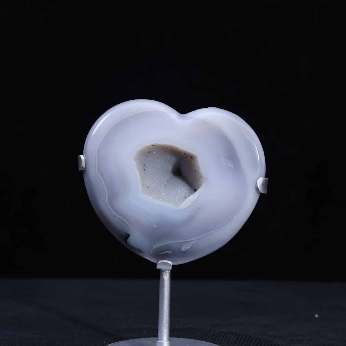 Druzy Agate Heart #12