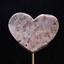 Pink Amethyst Heart #1