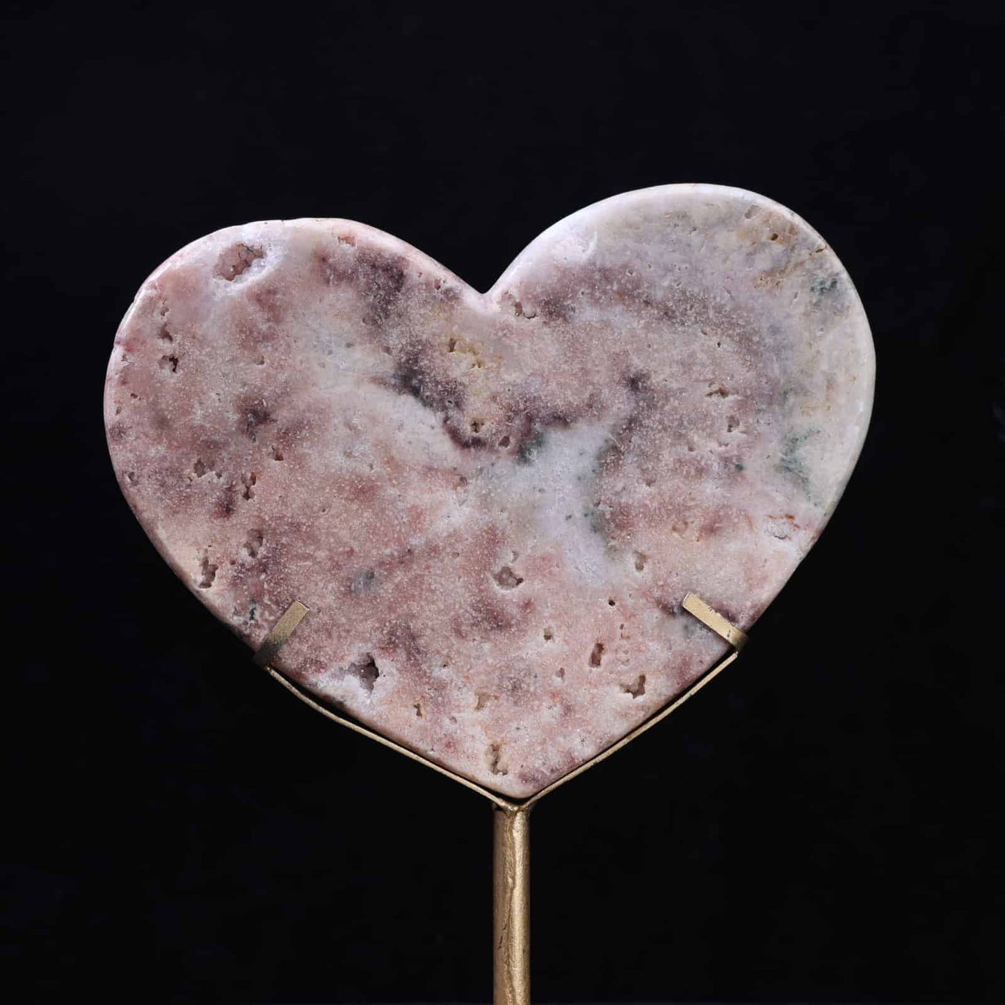 Pink Amethyst Heart #1