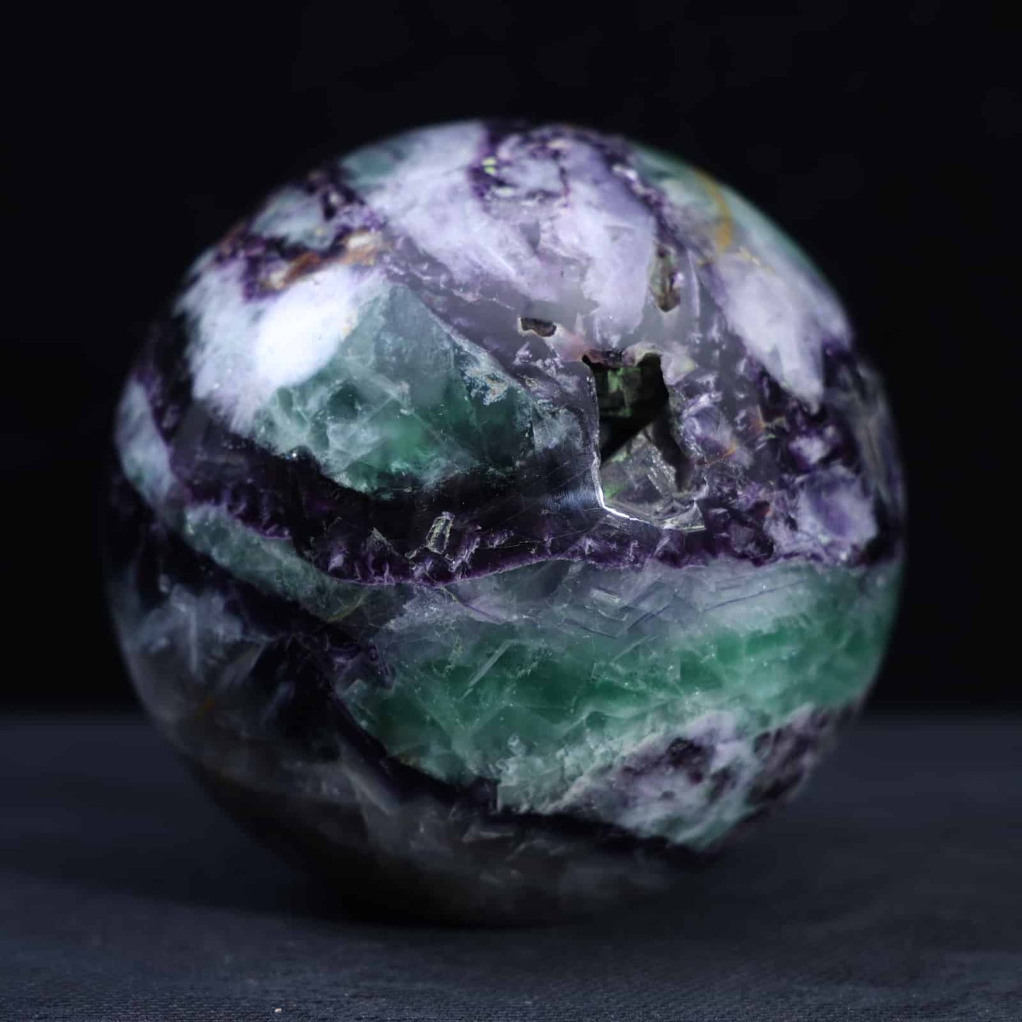 Rainbow Fluorite  Sphere