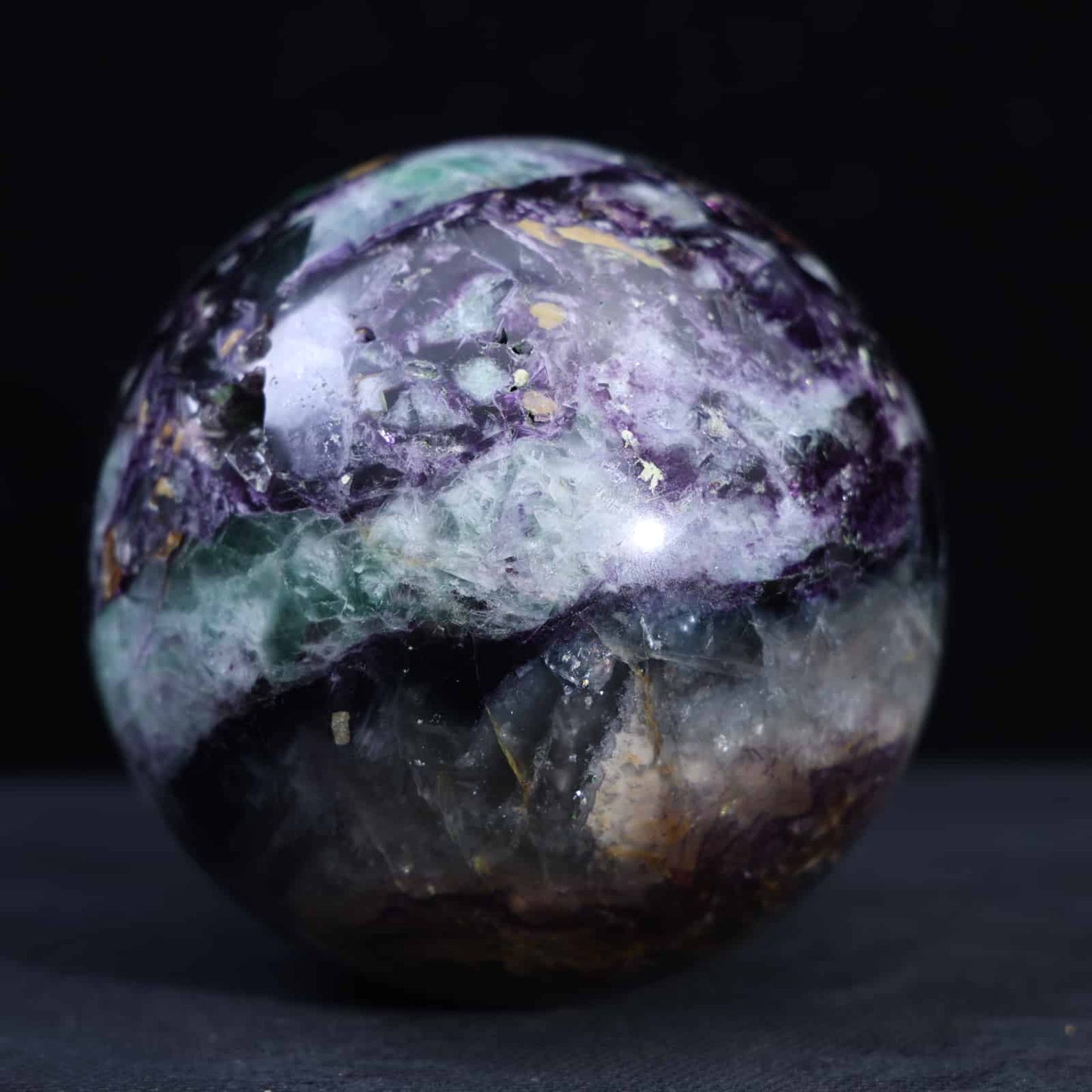 Rainbow Fluorite  Sphere