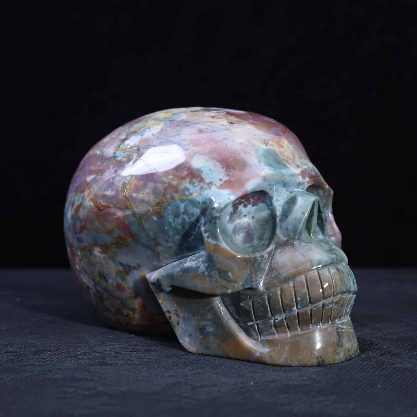 Ocean Jasper Skull #1