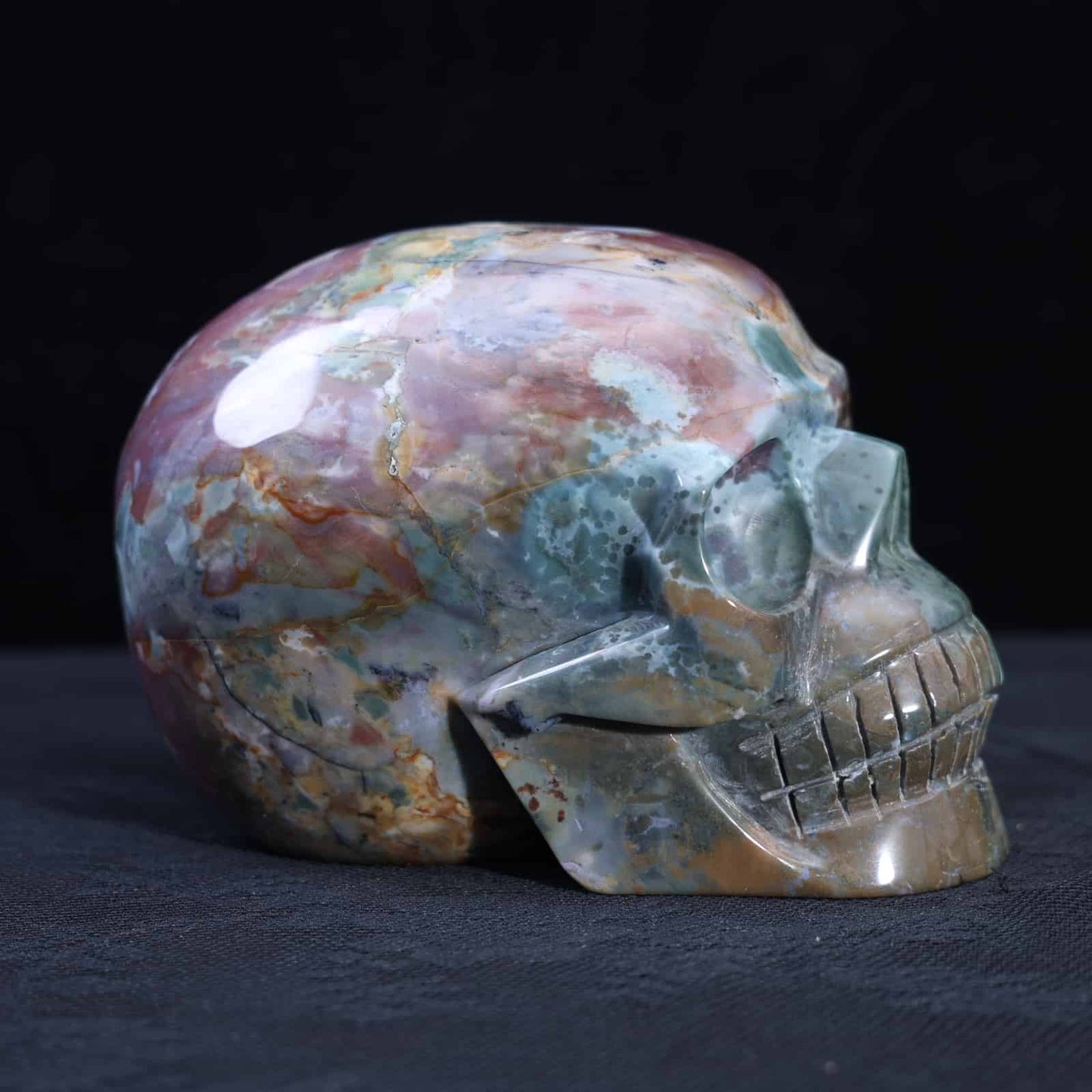 Ocean Jasper Skull #1