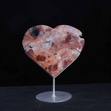 Pink Agate Heart #71