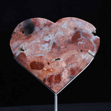 Pink Agate Heart #71