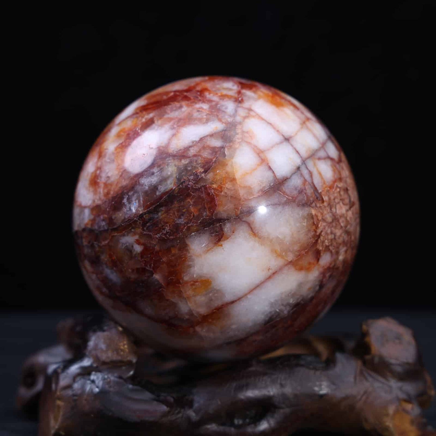 Fire Quartz  Sphere