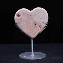 Pink Amethyst Heart #16