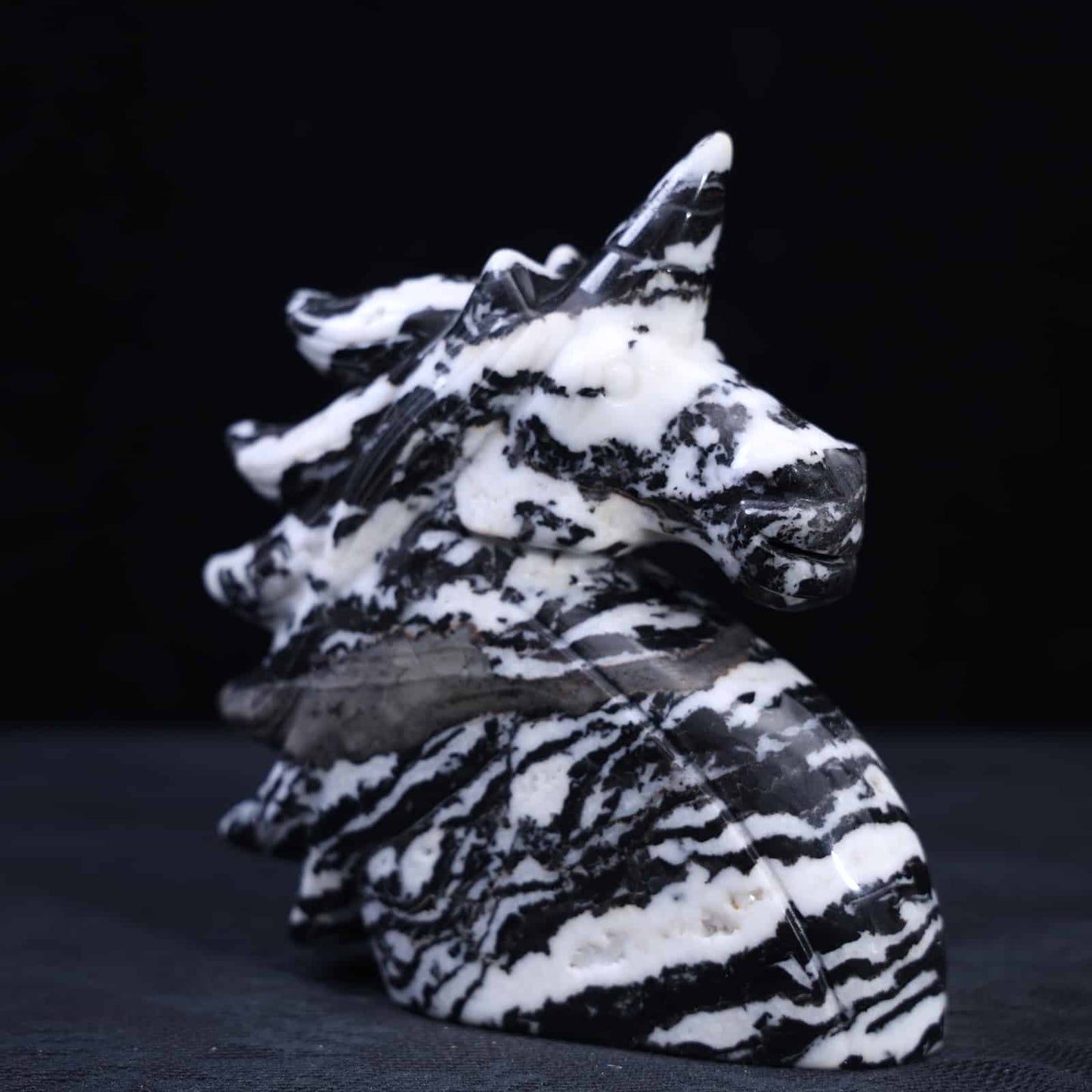 Zebra Jasper Unicorn #3