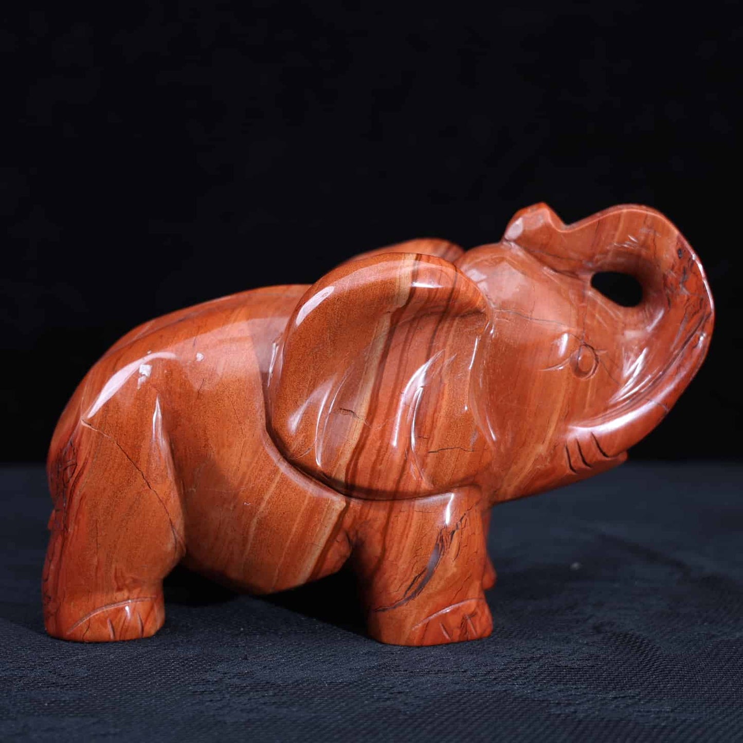 Red Jasper Elephant #69
