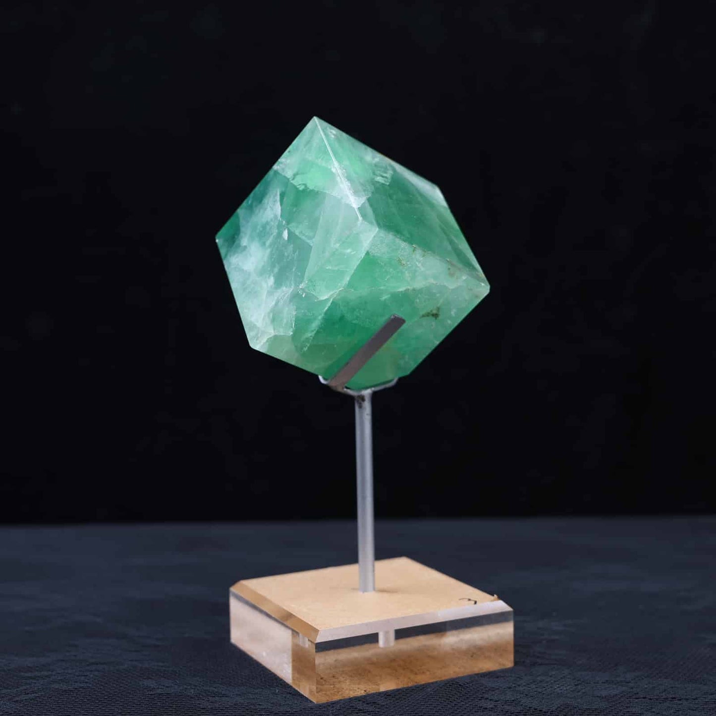 Green Fluorite Cube
