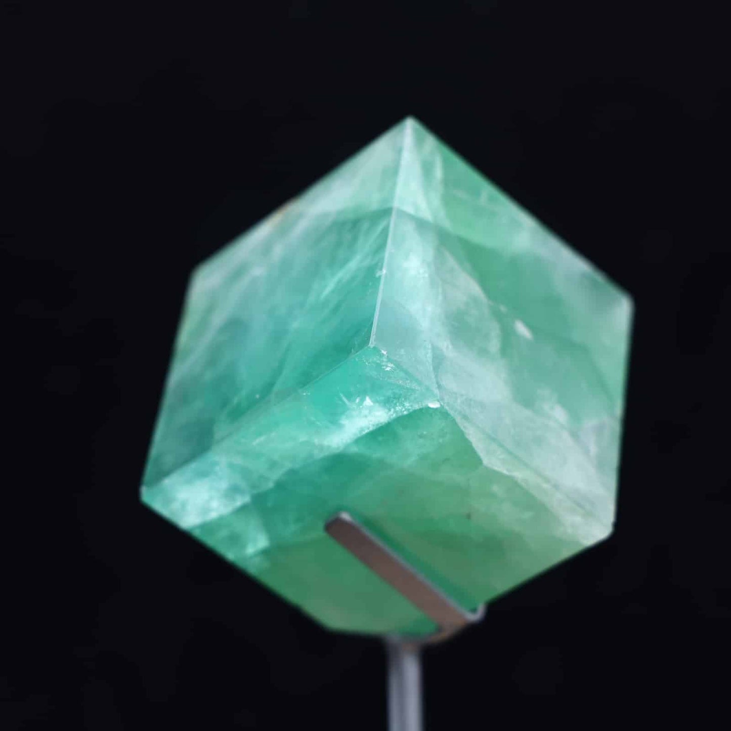 Green Fluorite Cube