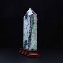 Rainbow Fluorite  Feather Tower